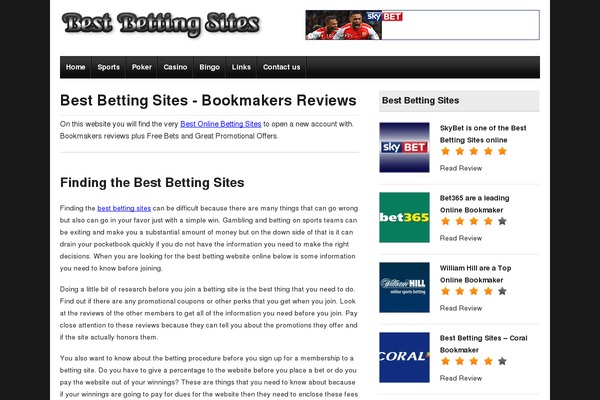 best-betting.net site used Ready Review