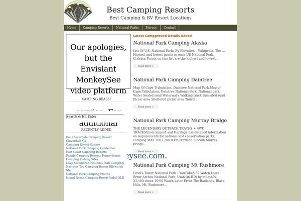 Magazine Basic theme site design template sample
