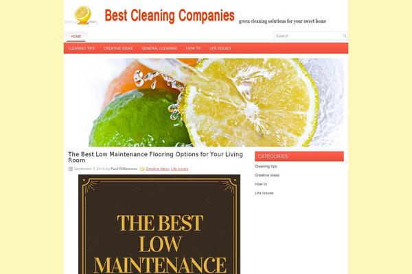 Ritmo theme site design template sample
