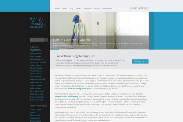 Thesis 1.8 theme site design template sample