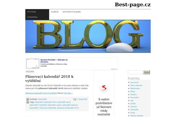 Pilcrow theme site design template sample
