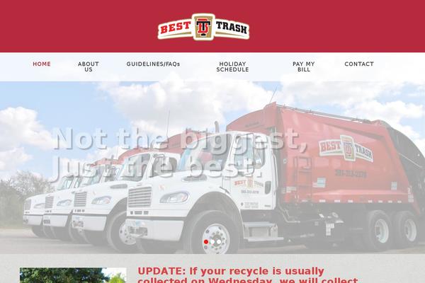 Cherry Framework theme site design template sample