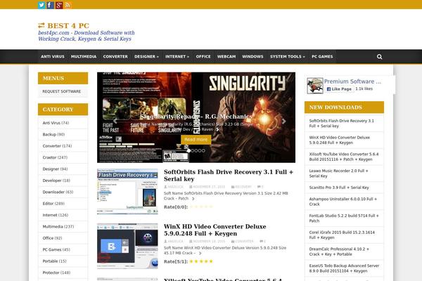 Muhidin theme websites examples