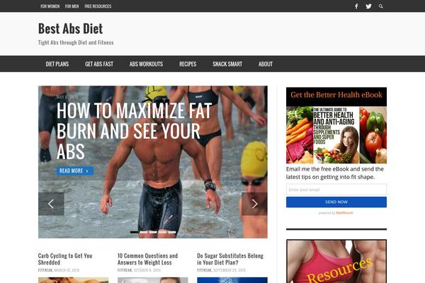 PRESSO theme site design template sample