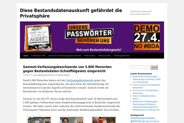 Site using 2-Klicks-Button - Socialshareprivacy Plugin plugin