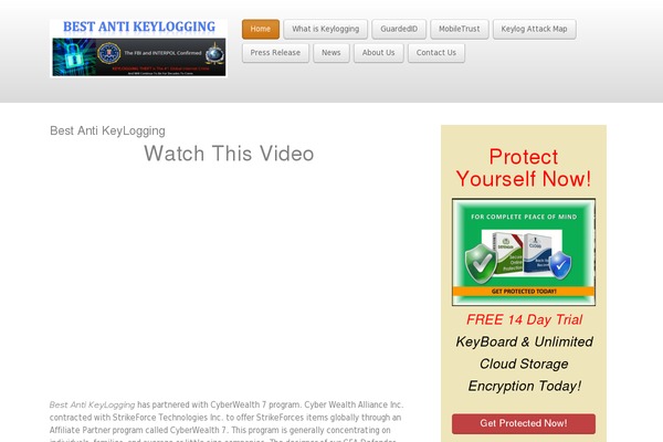 bestantikeylogging.com site used Business Pro 4