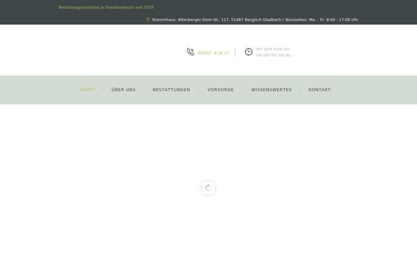 Beacon theme site design template sample