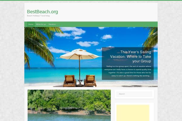 Travelify theme site design template sample
