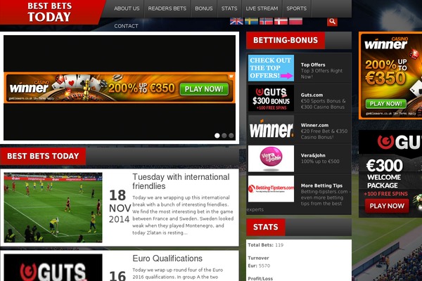 bestbetstoday theme websites examples