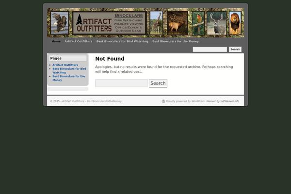 Weaver theme site design template sample