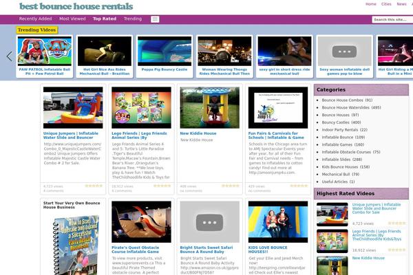 Covertvideopress theme site design template sample