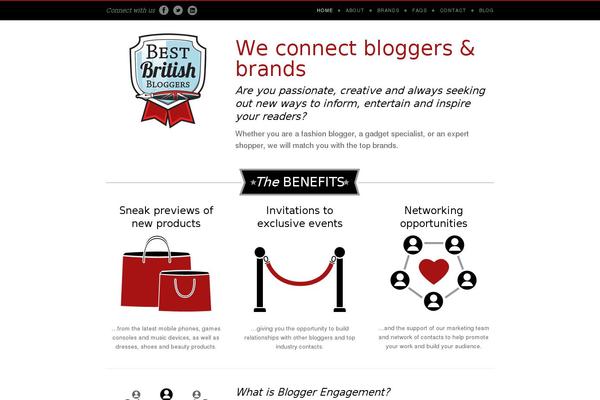 Bbb theme site design template sample