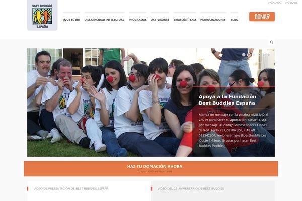 Buntington theme site design template sample