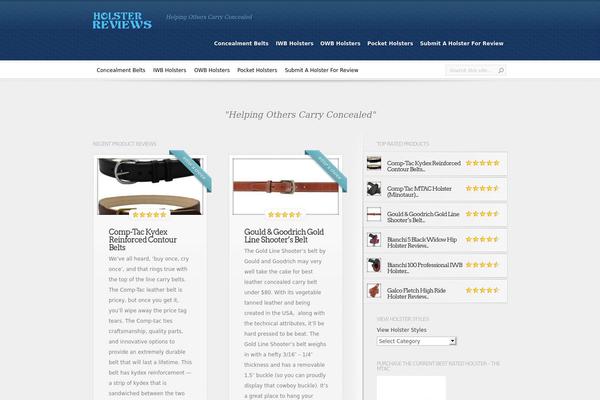 InReview theme site design template sample