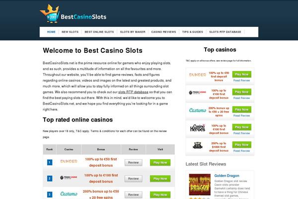 Slots Theme theme site design template sample