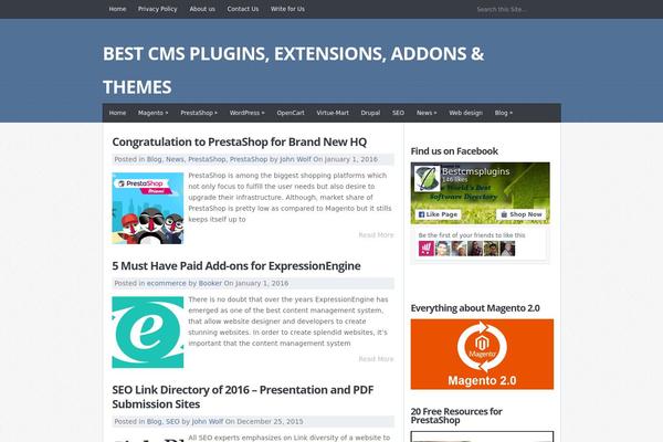 bestcmsplugins.com site used Beginner