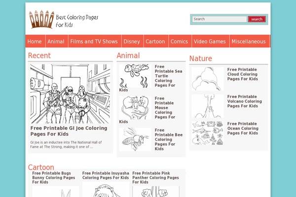 bestcoloringpagesforkids.com site used Pattern