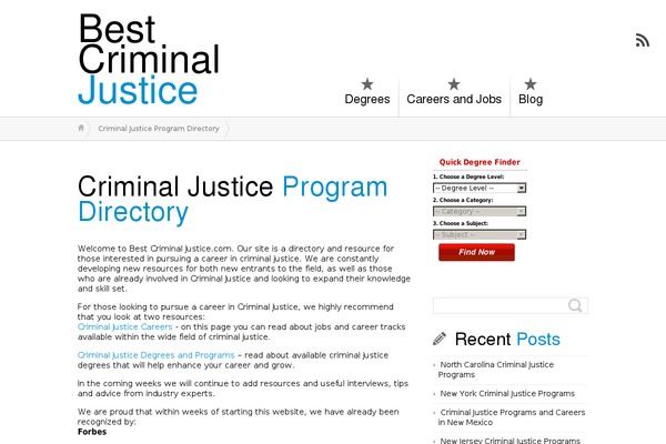 bestcriminaljustice.com site used Montezuma