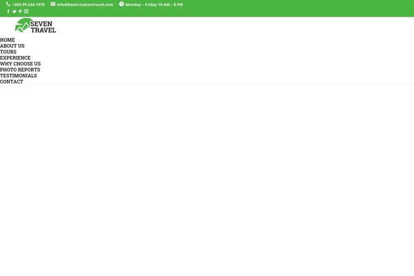 The7 theme site design template sample