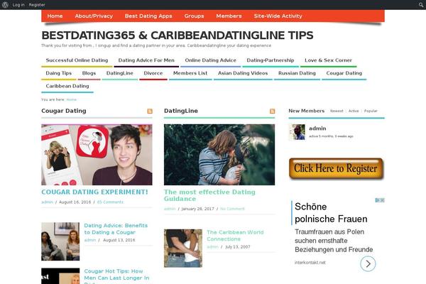 Site using Buddypress Upload Avatar Ajax plugin
