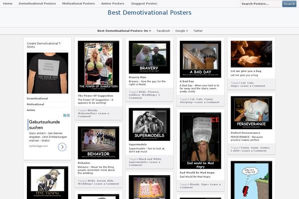 bestdemotivationalposters.com site used Urbane