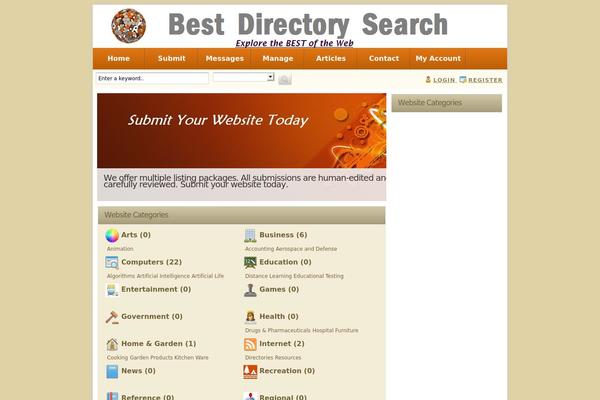 Directorypress theme site design template sample