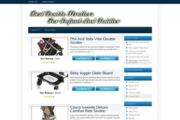 bestdoublestrollersforinfantandtoddler.com site used Rapid2.0