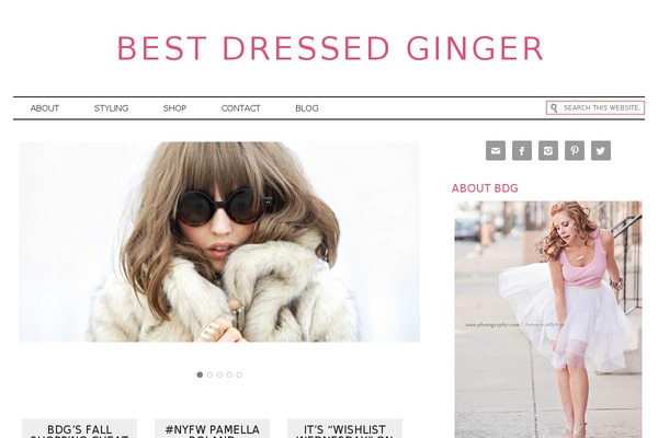 Runway theme site design template sample
