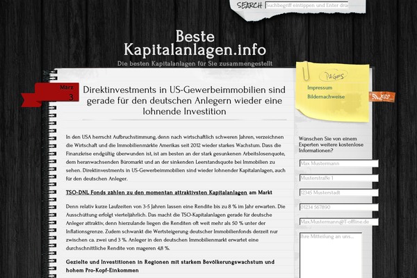 Anarcho Notepad theme site design template sample