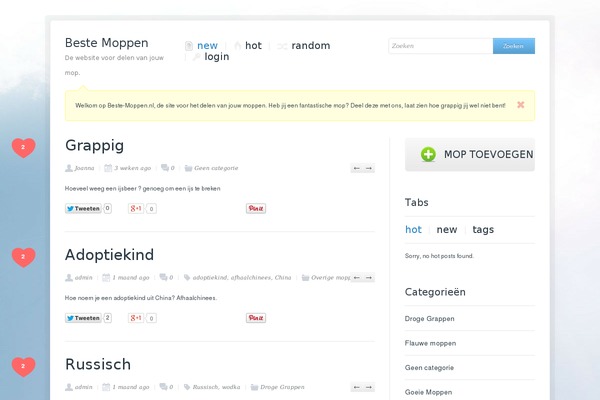 Me Gusta! theme site design template sample