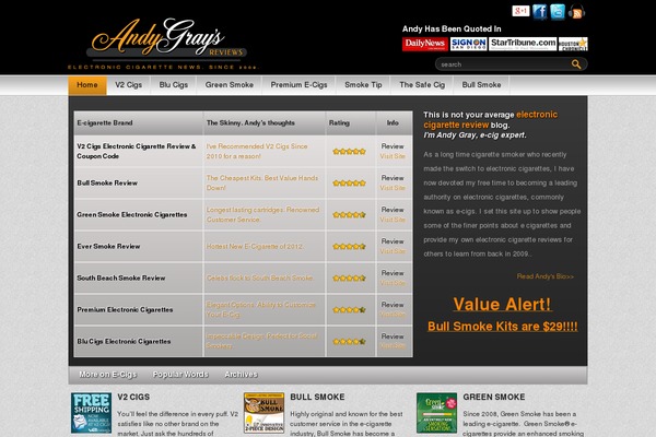 Roots theme site design template sample
