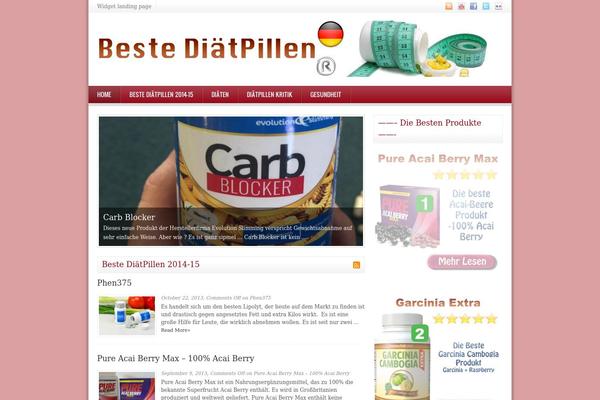 Exciter theme site design template sample