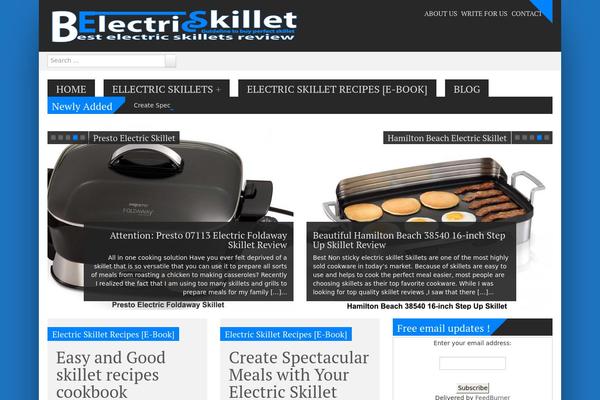 Powermag theme site design template sample