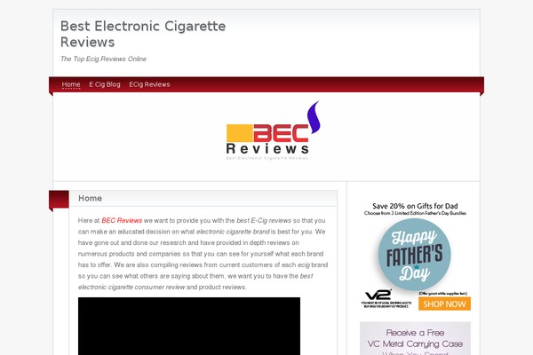 bestelectroniccigarettereviews.org site used BlogoLife