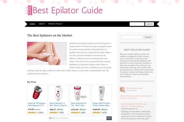 Adelle theme site design template sample