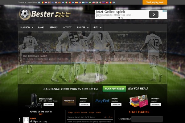 Site using BuddyPress Sitewide Activity Widget plugin