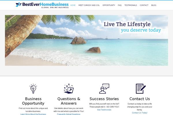 Site using Widgets on Pages plugin