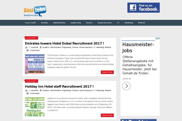 Site using Wp-jobsearch plugin