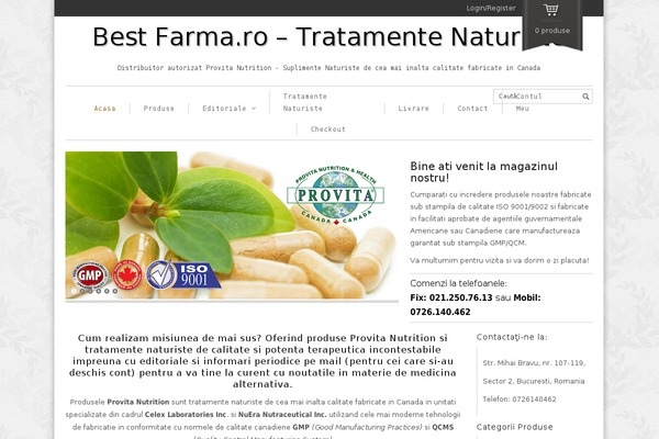 bestfarma.ro site used Maya