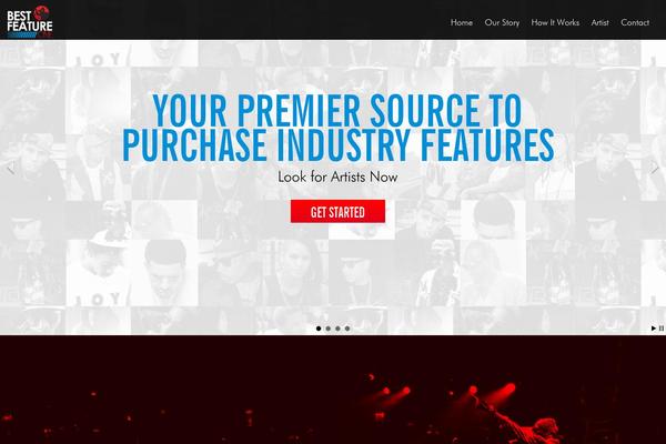 WordPress theme site design template sample