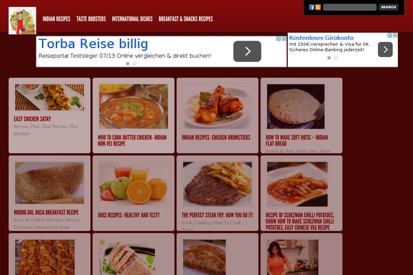 Happyfood theme site design template sample