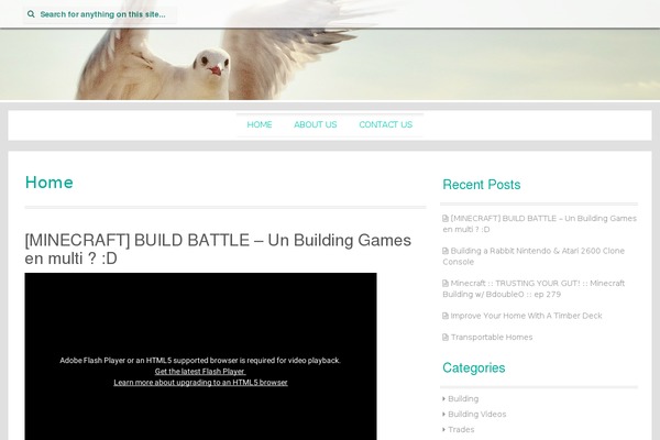 Preus theme site design template sample