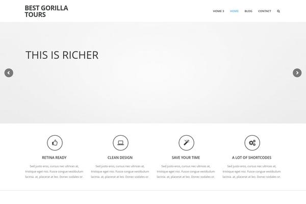 Moderno theme site design template sample