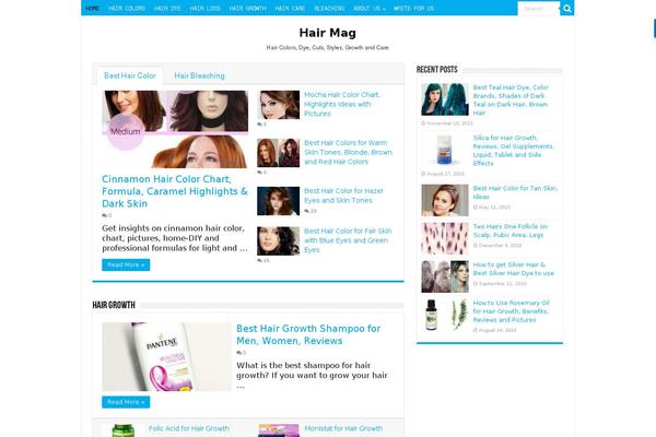 besthaircolordye.com site used Hairmag