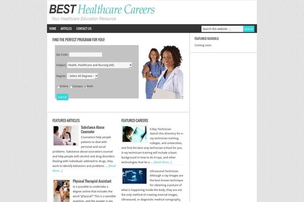 News theme site design template sample