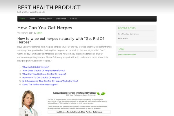 besthealthproduct.net site used Fairway