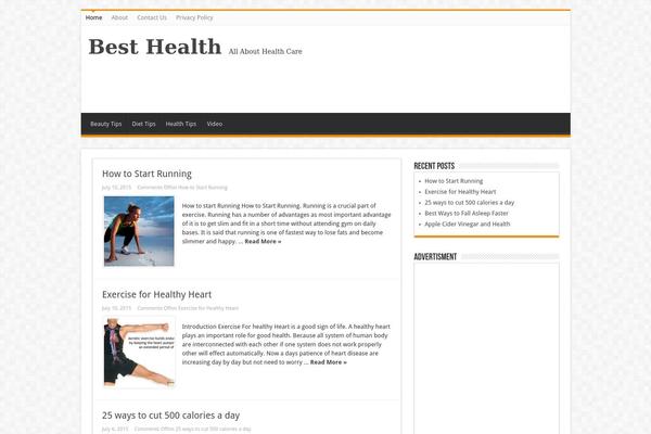 Sahifa theme site design template sample