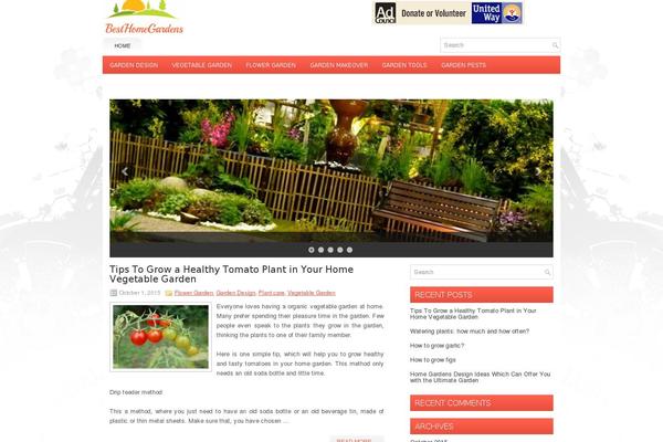 Ritmo theme site design template sample
