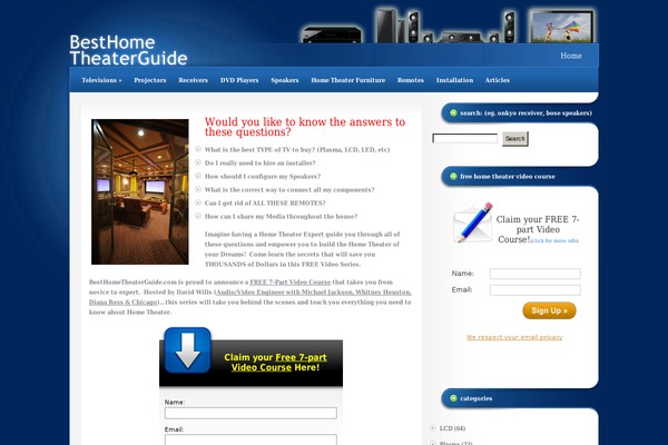 besthometheaterguide.com site used Studioblue