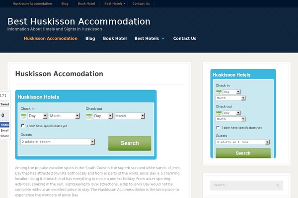 Resort theme site design template sample